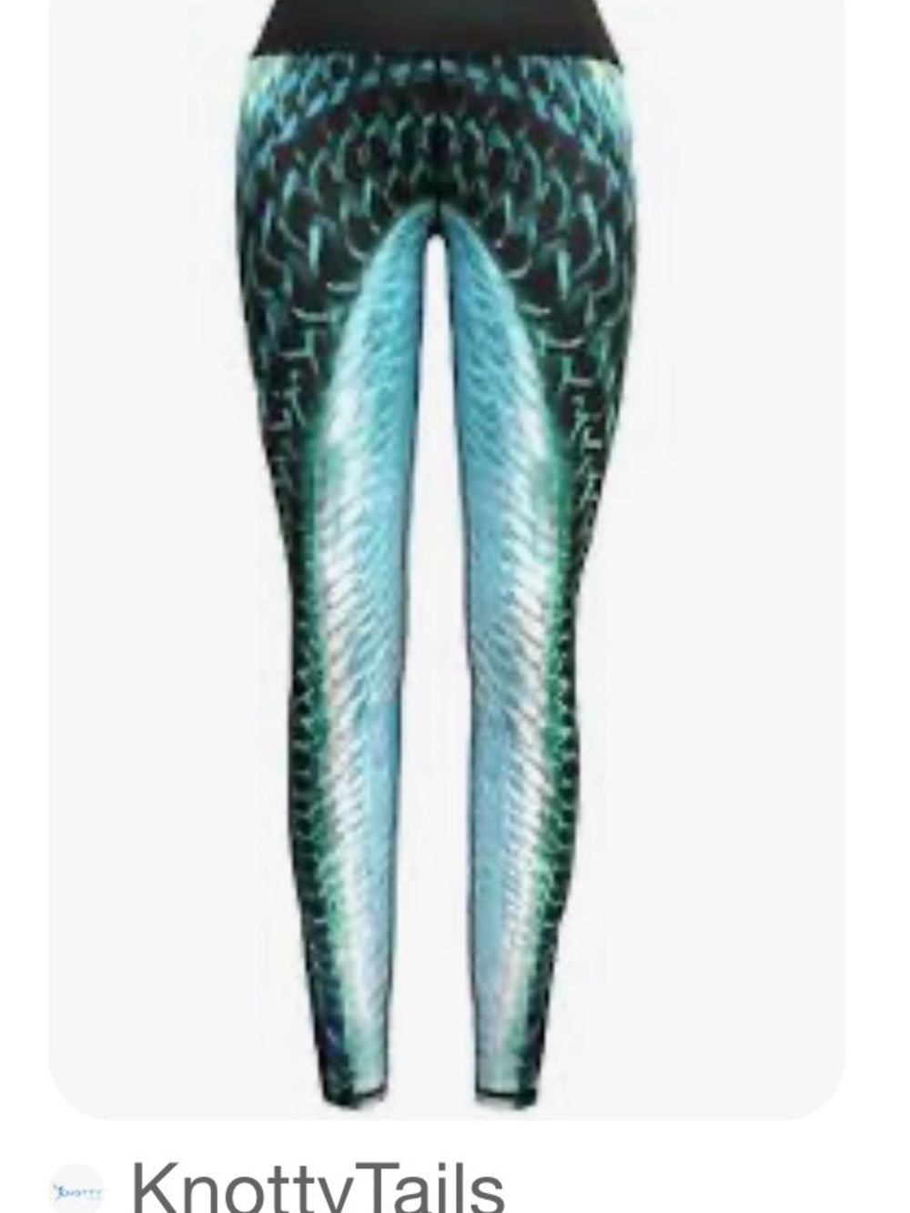 Tarpon Scale Performance Print Leggings in small